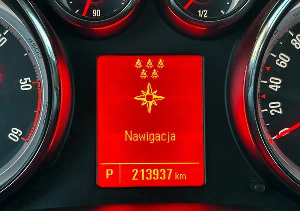 Opel Zafira cena 40000 przebieg: 199000, rok produkcji 2015 z Iłowa małe 631